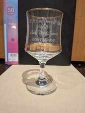 Royal wedding glass for sale  CREWE