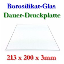 Borosilikatglas druckbett 213x gebraucht kaufen  Berlin