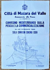Manifesto pubblicitario conveg usato  Castellammare del Golfo