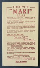 Buvard publicite cire d'occasion  Nantes-
