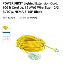Heavy duty cord for sale  Fannettsburg