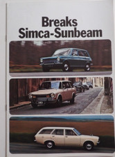 Brochure chrysler simca d'occasion  France