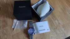Pulsar chronograph blau gebraucht kaufen  Düsseldorf