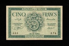 Billet algérie algeria d'occasion  Paris II