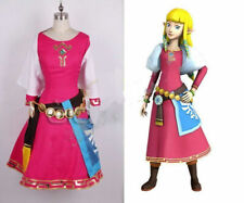 Quente! The Legend of Zelda, Skyward Sword Zelda Cosplay Fantasia Vestido Princesa Zelda comprar usado  Enviando para Brazil