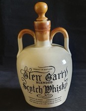 Whisky stoneware flagon.glen for sale  BOURNE