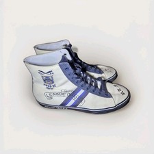 Usado, Tênis Polo Ralph Lauren Solomon II New York Branco/Marinho Hi Top Masculino Tamanho 11 comprar usado  Enviando para Brazil