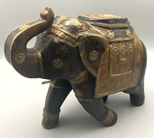 Carved indian elephant for sale  CRAWLEY