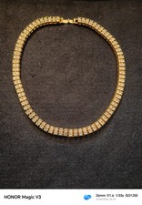 Gold toned diamond for sale  ROTHERHAM