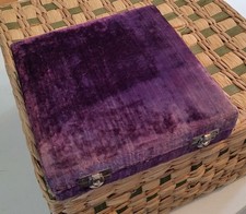 Caixa de apresentação vintage de veludo roxo comprar usado  Enviando para Brazil