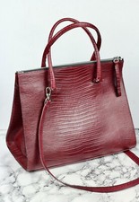Russell bromley burgundy for sale  STOKE-ON-TRENT
