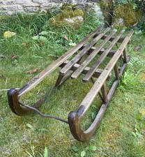 Vintage wooden snow for sale  LYMINGTON