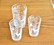 Lot verres gravés d'occasion  Saint-Lô