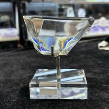 Cubo esculpido em quartzo branco natural 640 g cristal decoração de cura Reiki + suporte comprar usado  Enviando para Brazil