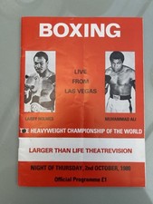 Larry holmes muhammad for sale  ENFIELD