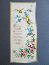 Victorian bookmark christmas for sale  NORWICH