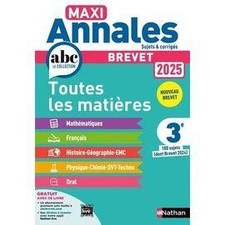 Livre maxi annales d'occasion  Les Mureaux