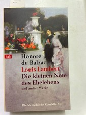 Menschliche komödie balzac gebraucht kaufen  Aarbergen