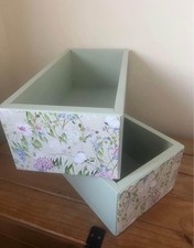 Two decorated wooden for sale  PLYMOUTH