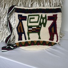 Bolsa balde tecido multicolorida gato cachorro 10x10 grande tribal sudoeste hobo mística comprar usado  Enviando para Brazil