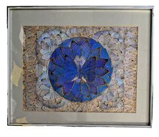 Reframed vintage blue for sale  HOUNSLOW