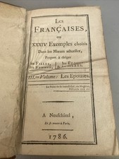 Livre ancien 1786 d'occasion  Chameyrat