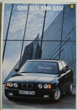 Brochure bmw 520i d'occasion  France