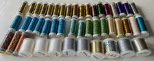 Hilo de bordar Sulky Lote de 45 Holoshimmer metálico astilla nuevo/usado segunda mano  Embacar hacia Mexico