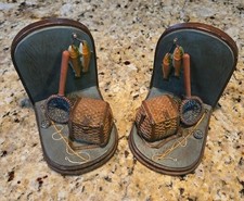 Pair fisherman bookends for sale  Mifflintown