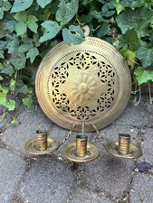 Wandkerzenhalter messing gebraucht kaufen  Vechta