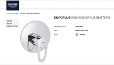 Grohe europlus einhand gebraucht kaufen  Deutschland