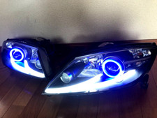 Faróis Mazda RX-8 primeiro termo HID tubo duplo linha smd ikaring azul JDM comprar usado  Enviando para Brazil