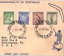 Australia 1937 fdc d'occasion  Expédié en Belgium