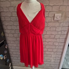 Stunning red chiffon for sale  ASHFORD