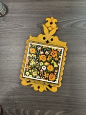 vintage cast iron tile trivets for sale  South Boardman