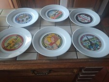 Assiettes publicitaire fromage d'occasion  Champs-Sur-Yonne