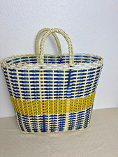 Vintage woven tote for sale  Claremont