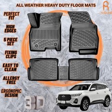 Tapetes de assoalho de carro moldados em 3D forros compatíveis com Cherry Tiggo 7 Pro resistente para todas as condições climáticas comprar usado  Enviando para Brazil