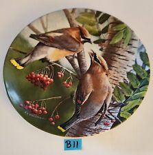 Cedar waxwing plate for sale  Philadelphia