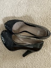 Faith black patent for sale  BOURNEMOUTH