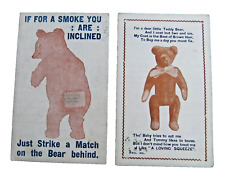 Two antique teddy for sale  HELSTON