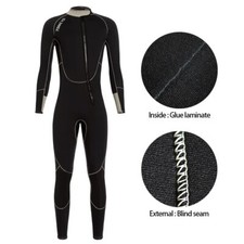 Fato de mergulho neoprene com zíper frontal 3 mm masculino equipamento de mergulho surf subaquático comprar usado  Enviando para Brazil