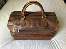 Leather holdall weekend for sale  LONDON