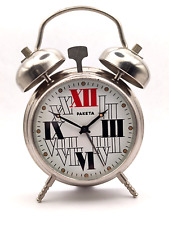 Mini despertador vintage Raketa mostrador vermelho década de 1980, usado comprar usado  Enviando para Brazil