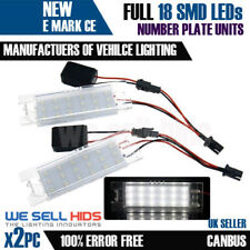 2x Unidades brancas de luz de placa de matrícula de LED para Vauxhall Astra J VXR Insignia Corsa D comprar usado  Enviando para Brazil