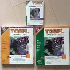 TOEFL official mock test practice question collection 3 items #PF08EX comprar usado  Enviando para Brazil