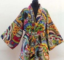 Vestido de noite indiano Israel quimono roupa de praia 100% algodão feito à mão comprar usado  Enviando para Brazil