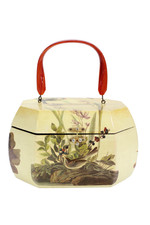 H Johnston Feminino Madeira Lacada Floral Decoupage Lucile Handle Caixa Bege Pequeno comprar usado  Enviando para Brazil