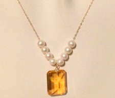 Collier jaune 18k d'occasion  Vernon