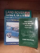 Vintage landrover manuals. for sale  STOKE-ON-TRENT